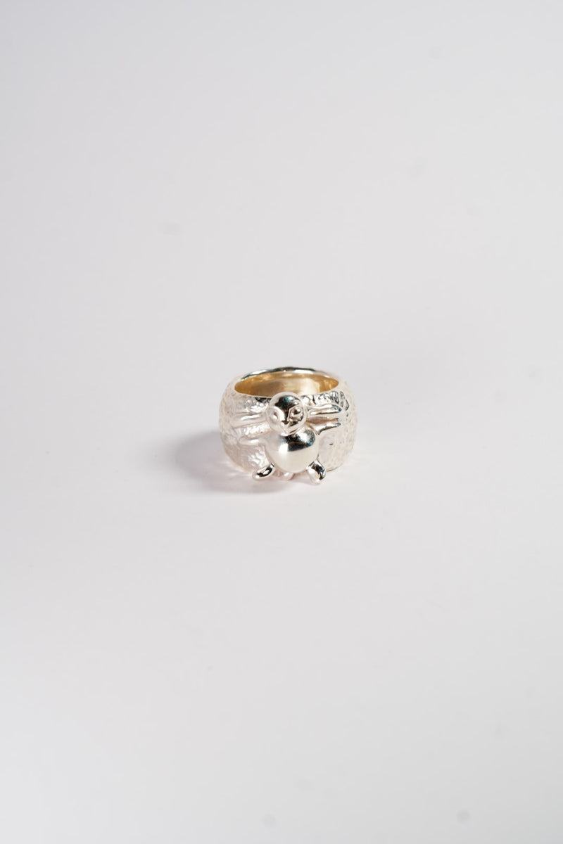 Happy Bunny sleeping under the sun